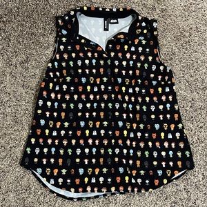 Blackmilk Clothing 8 Bit Star War Business Time Shirt